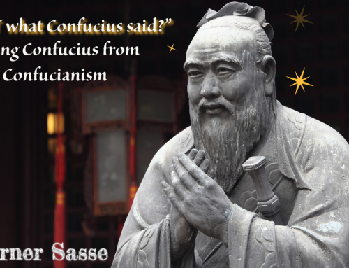 [Lecture Video Archive] ‘Saving Confucius from Confucianism’ by Prof. Werner Sasse